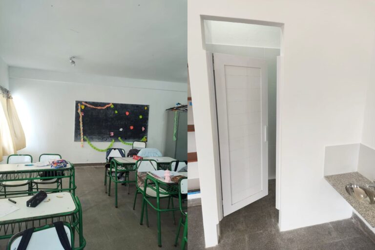 Se acondicionó el comedor, el sum y nivel inicial en una escuela de Gualeguaychú