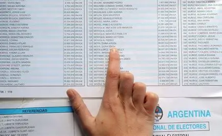 Recomiendan chequear el lugar de votación de cara a las elecciones del próximo domingo