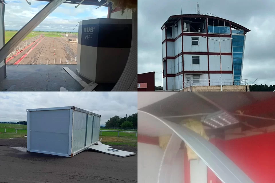 Fuerte temporal causa estragos millonarios en el Autódromo Concepción del Uruguay