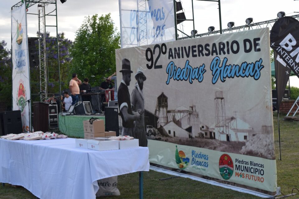 San Gustavo acompañó el 92° aniversario de Piedras Blancas