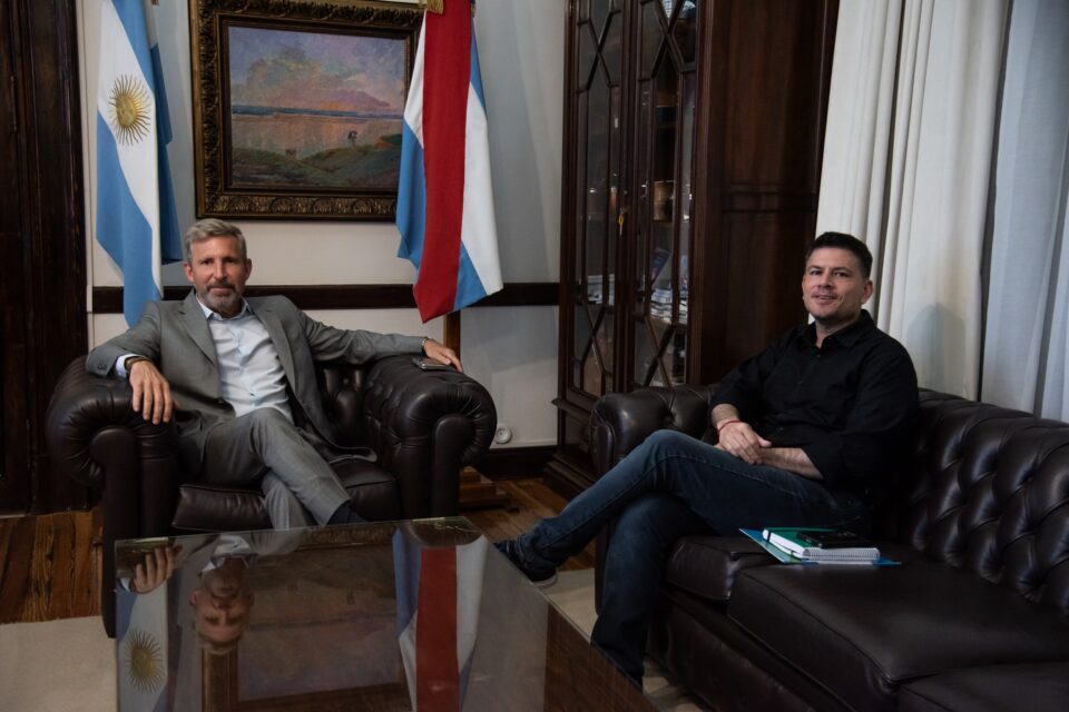 Frigerio y el intendente de San José de Feliciano dialogaron sobre proyectos para la localidad