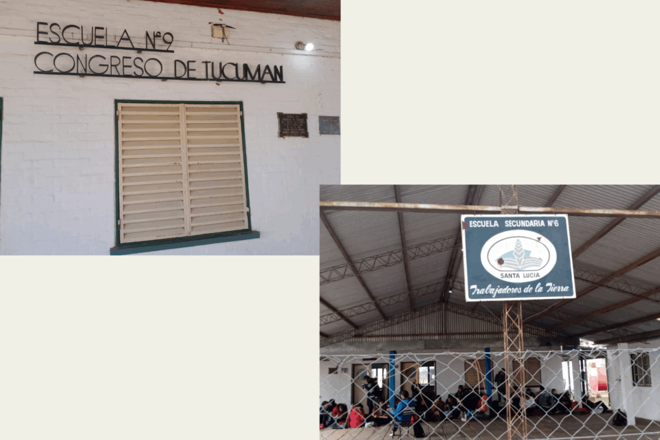 Ejecutan obras hídricas en escuela de Federal