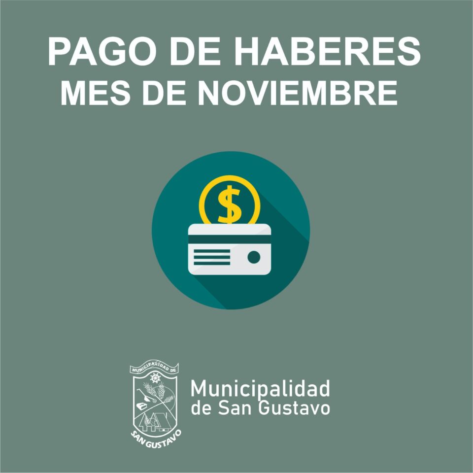 HABERES – MES DE NOVIEMBRE