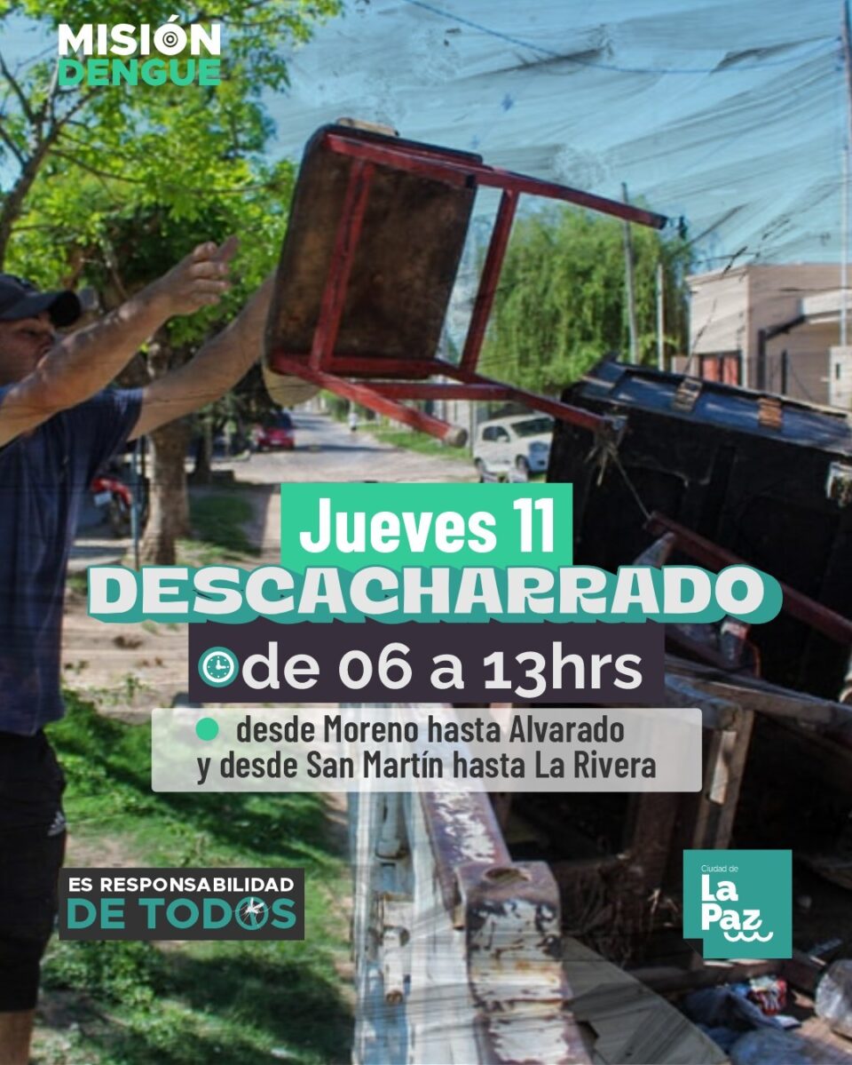MISIÓN DENGUE: DESCACHARRADO