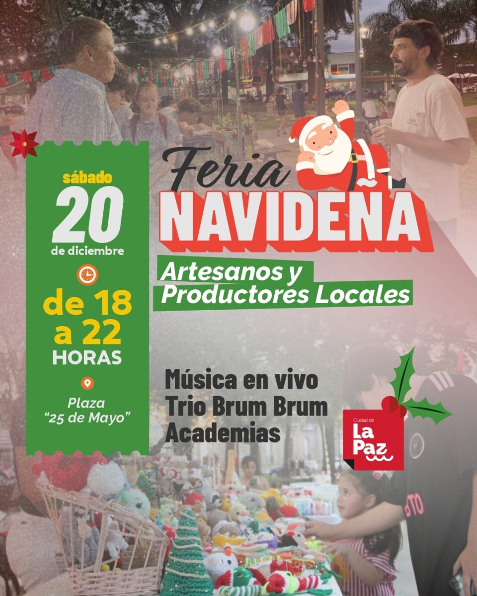 FERIA NAVIDEÑA EN LA PLAZA 25 DE MAYO
