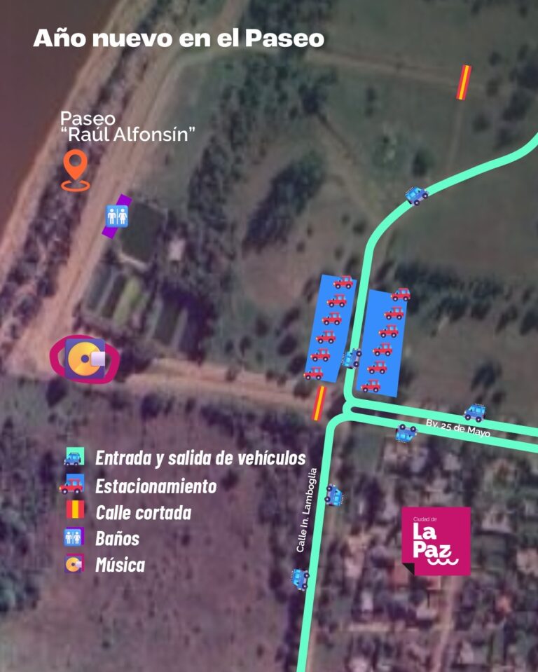 AÑO NUEVO EN EL PASE RAÚL ALFONSÍN