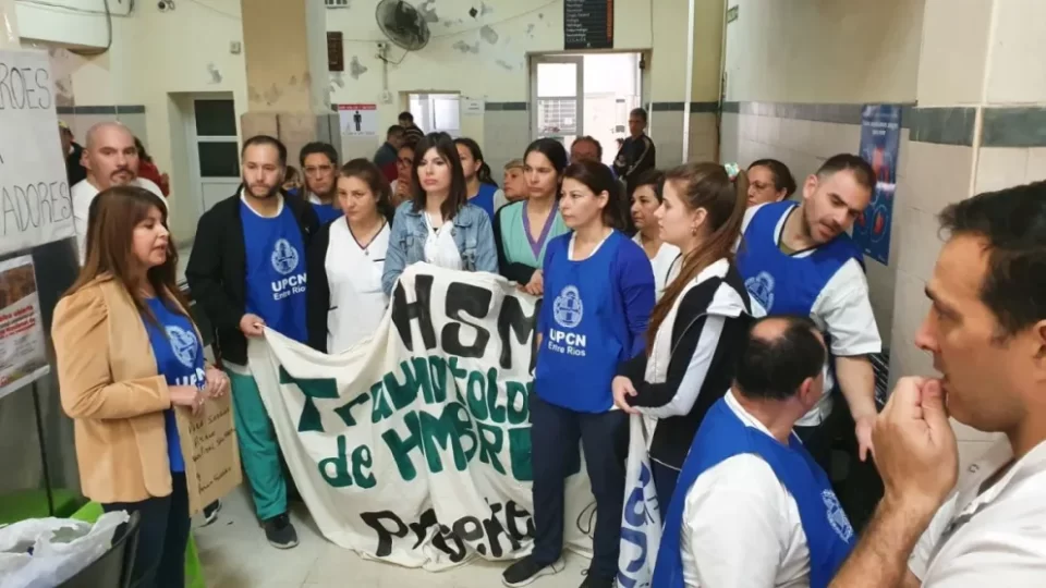 “Maniobras burocráticas dilatan el pago de las prolongaciones de jornada en enfermería”, advirtió UPCN