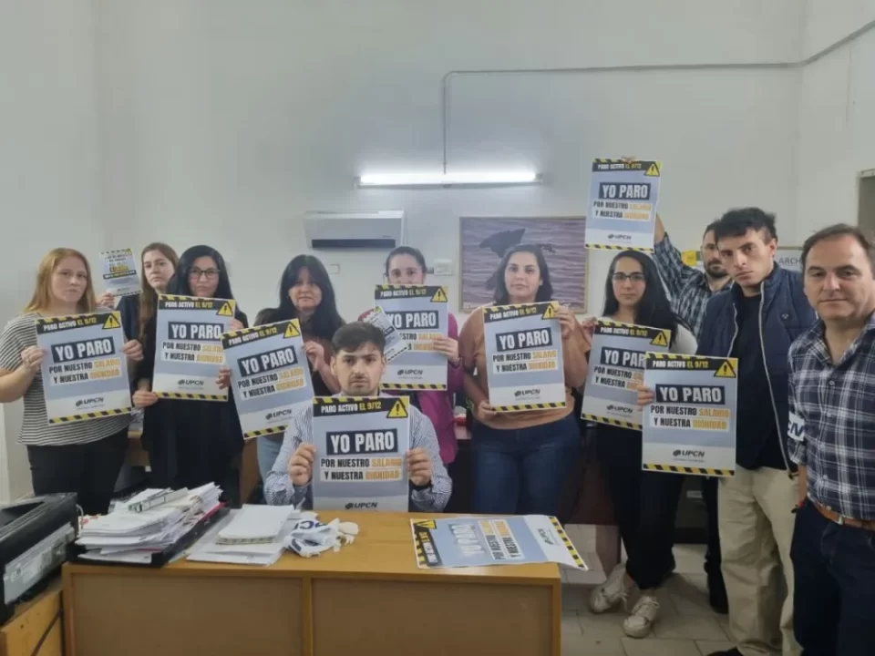 Contundente paro activo de UPCN: «Tenemos que estar en unidad luchando por el mismo objetivo»