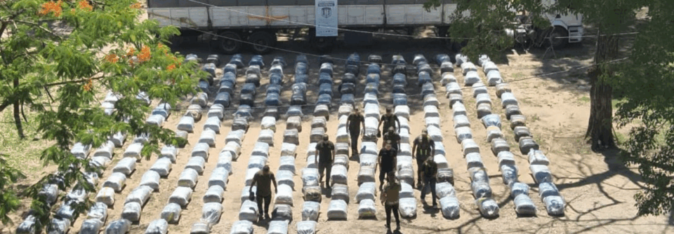 Salta: Conductor camufló más de cuatro toneladas de hojas de coca entre cargamento de expeller de soja