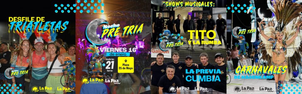 VENÍ A DISFRUTAR LA NOCHE PRE TRIA