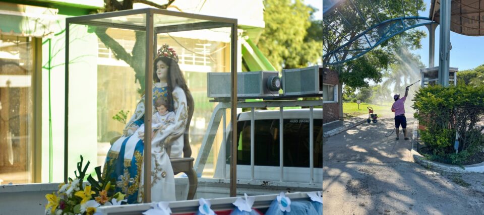 EL INTENDENTE WALTER MARTIN DESTACÓ EL CUIDADO DE LAS TERMAS Y RECIBIÓ A LA VIRGEN DE LA PAZ