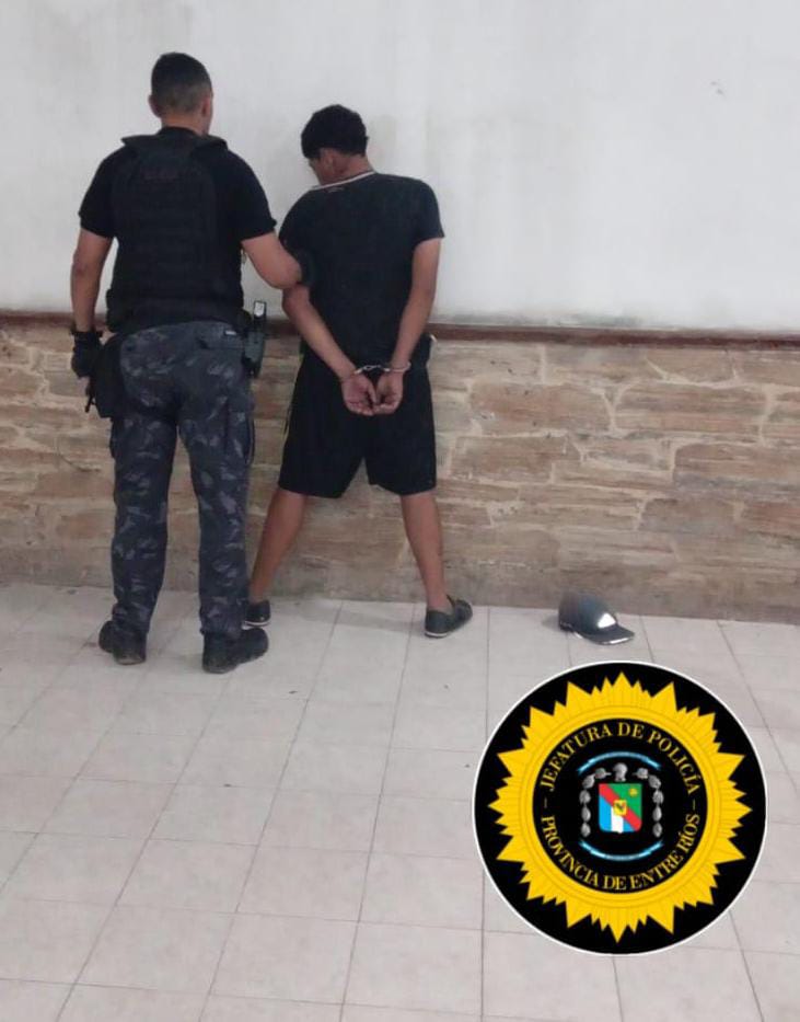 DGDP JEFATURA DPTAL. LA PAZ  COMISARÍA PRIMERA. –  LUGAR: BADEN LA FERIA Y OSVALDO MAGNASCO     ATENTADO A LA AUTORIDAD EN FLAGRANCIA