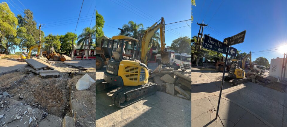 “Obras Públicas trabaja en la repavimentación y reparación de cañerías en La Paz”
