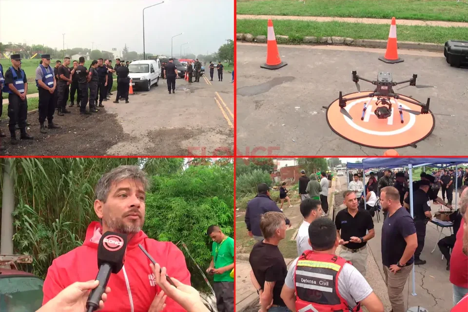 “La esperanza se sostiene en la orilla: fuerzas de seguridad y guardavidas intensifican la búsqueda de Chiara en Paraná”