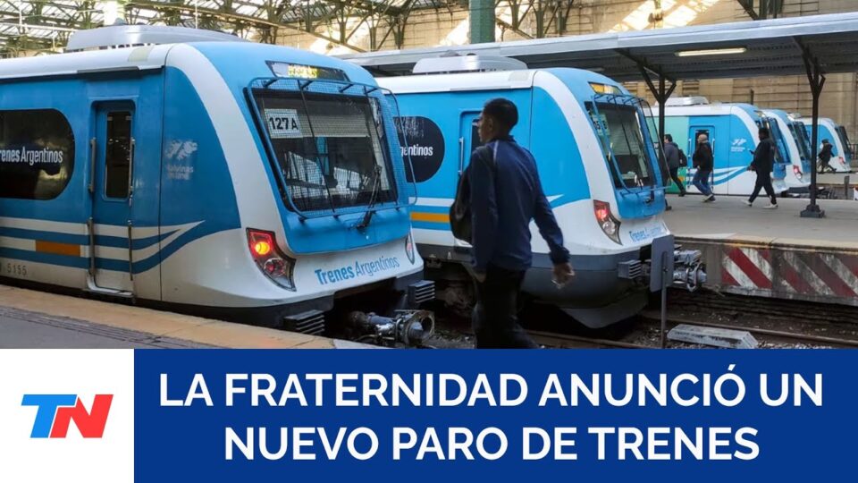 “La Fraternidad anuncia paro total de trenes: incertidumbre en Paraná ante la falta de notificación oficial”