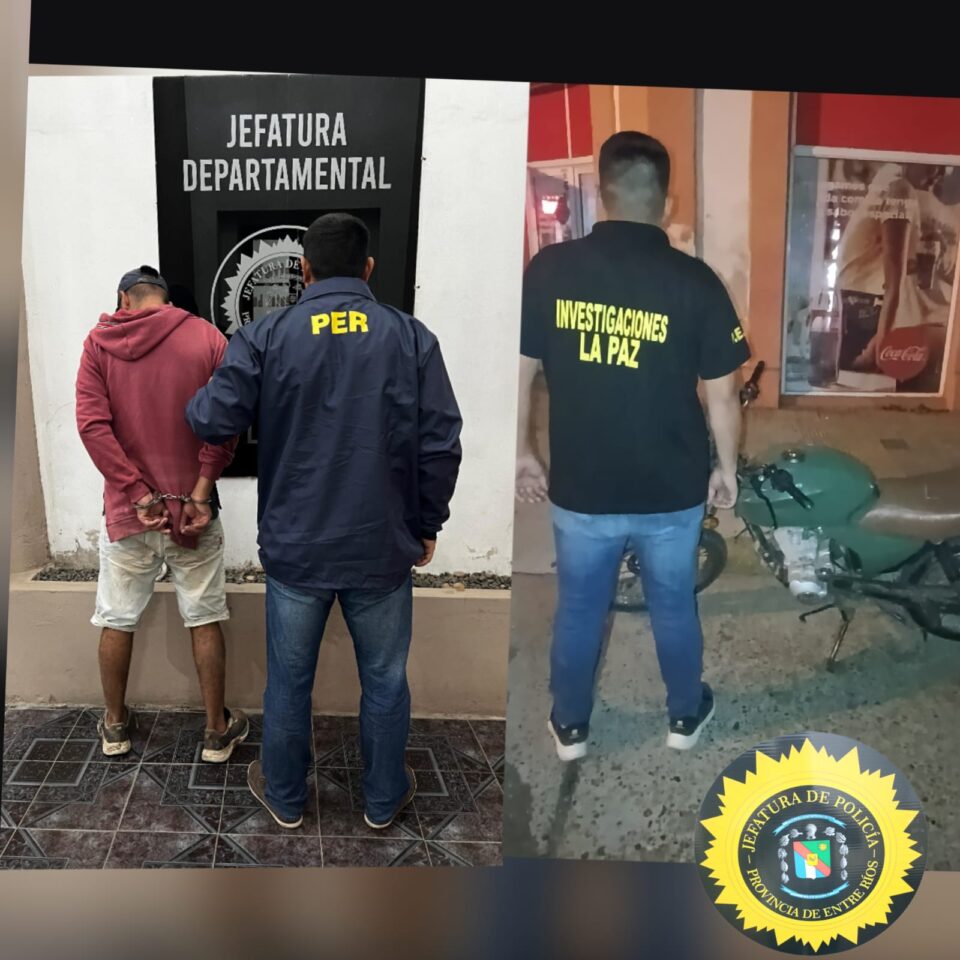DGDP JEFATURA DPTAL LA PAZ  División Investigaciones e Inteligencia Criminal  HURTO EN FLAGRANCIA