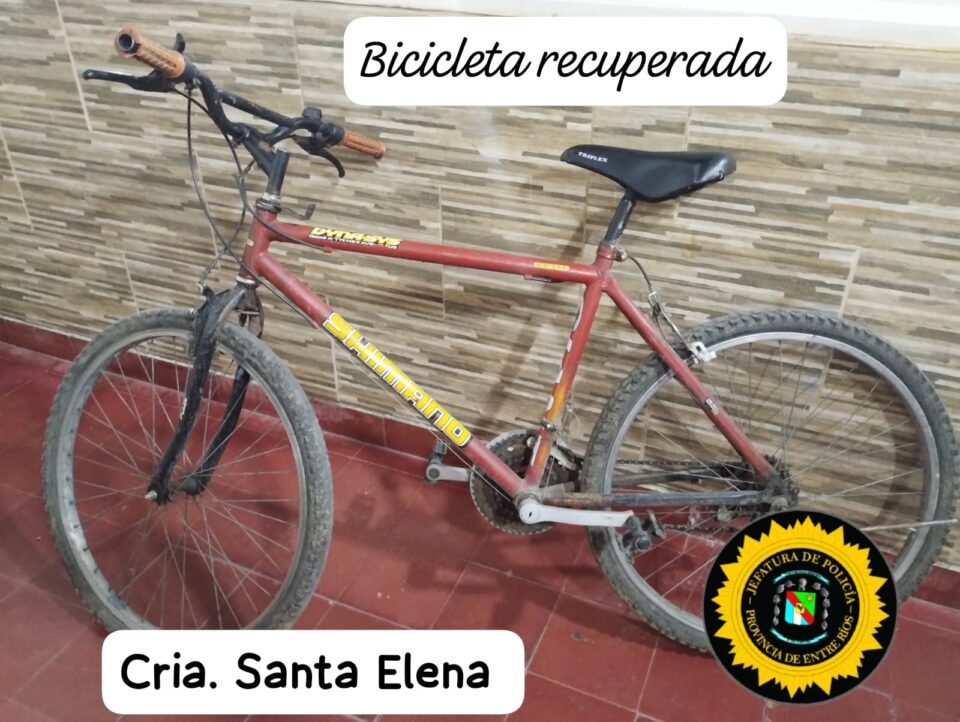 DGDP JEFATURA DPTAL LA PAZ  CRIA. SANTA ELENA ELEMENTO RECUPERADO.  LUGAR: B° HIPÓDROMO – CALLE PÚBLICA.