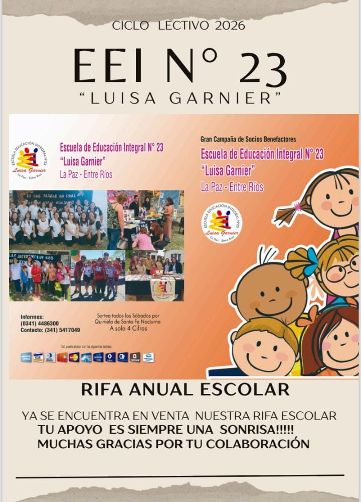 “Educación y solidaridad: la rifa anual de la Luisa Garnier”