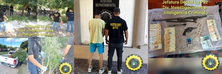 DGDP JEFATURA DPTAL LA PAZ  DIV. INVESTIGACIONES E INTELIGENCIA CRIMINAL  ABUSO DE ARMAS