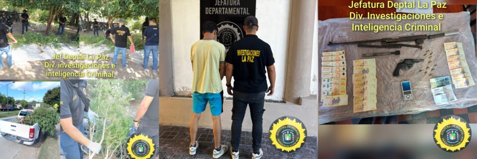 DGDP JEFATURA DPTAL LA PAZ  DIV. INVESTIGACIONES E INTELIGENCIA CRIMINAL  ABUSO DE ARMAS