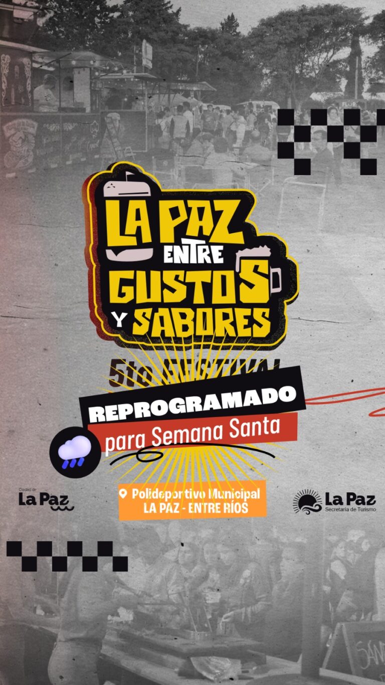 REPROGRAMADO: LA PAZ ENTRE GUSTOS Y SABORES