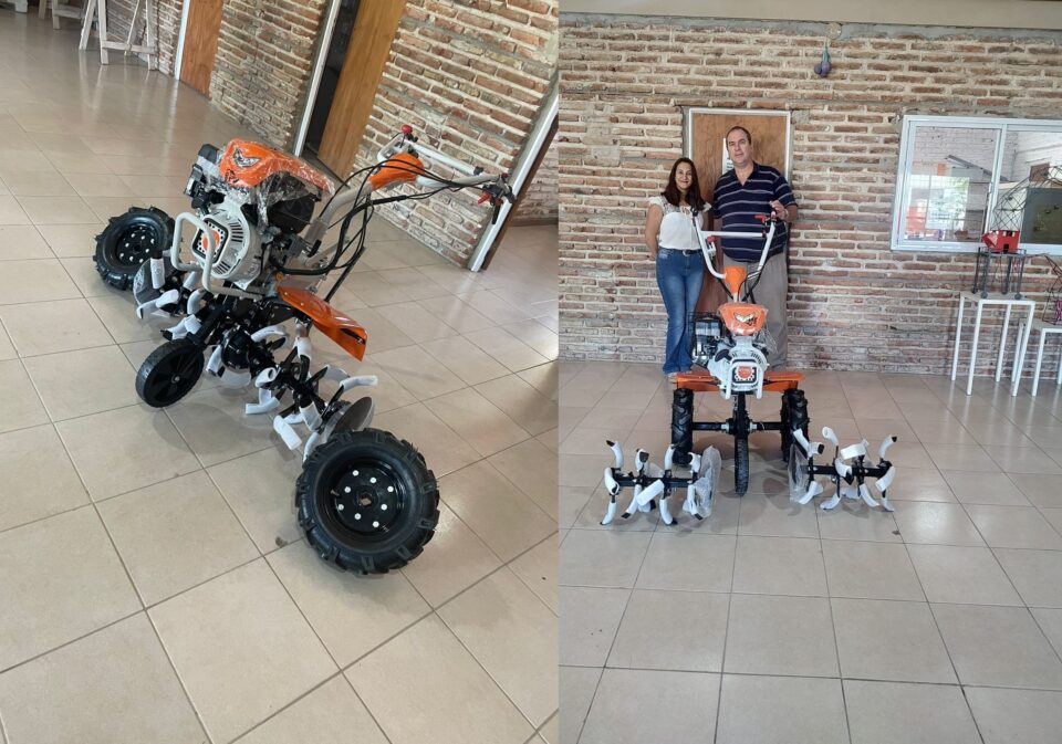 ECONOMÍA SOCIAL INCORPORA MOTOCULTIVADOR PARA FORTALECER LA PRODUCCIÓN HORTÍCOLA