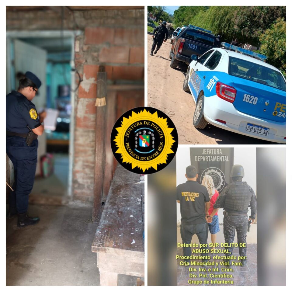 Mandamiento Judicial en La Paz: Detención y Secuestro de Elementos en Calle Chacabuco