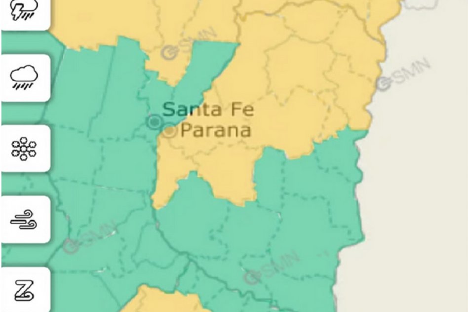 “Tormentas en Entre Ríos: alerta amarilla y ráfagas de hasta 70 km/h Alerta amarilla por tormentas en Entre Ríos: Defensa Civil advierte sobre intensas precipitaciones**