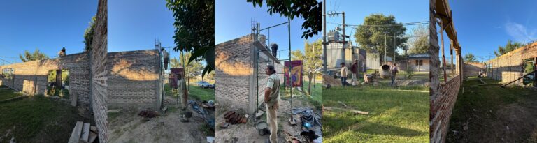 MÁS OPORTUNIDADES PARA EMPRENDEDORES LOCALES  Avanza la construcción del Salón de Emprendedores en el CEC Semillita