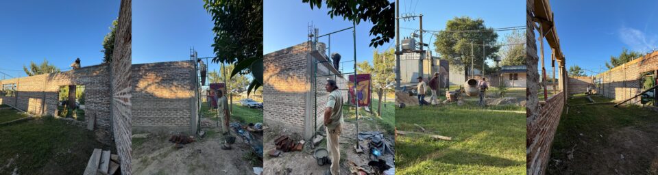 MÁS OPORTUNIDADES PARA EMPRENDEDORES LOCALES  Avanza la construcción del Salón de Emprendedores en el CEC Semillita