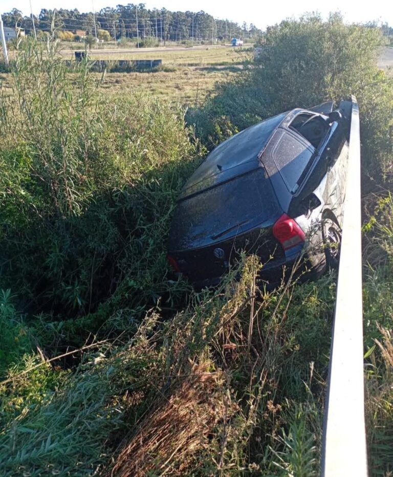 Despiste en la Autovía 14 frente a Termas Chajarí