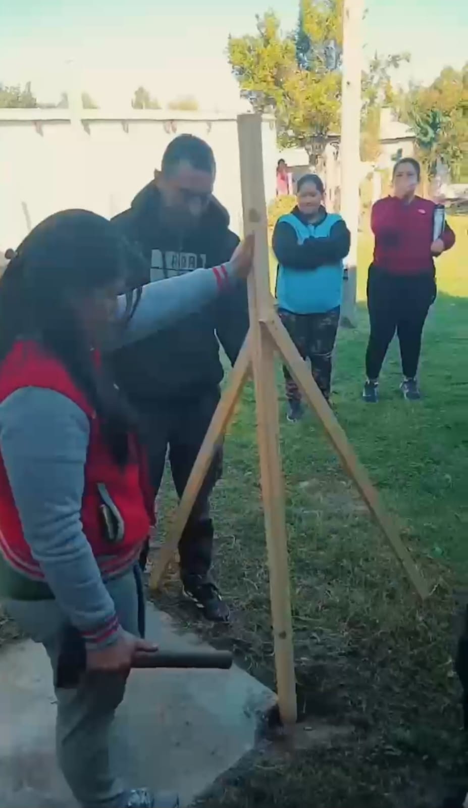 San Gustavo impulsa capacitación en albañilería con inclusión y oportunidades