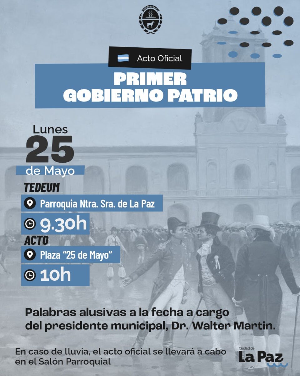 ACTO OFICIAL 25 DE MAYO