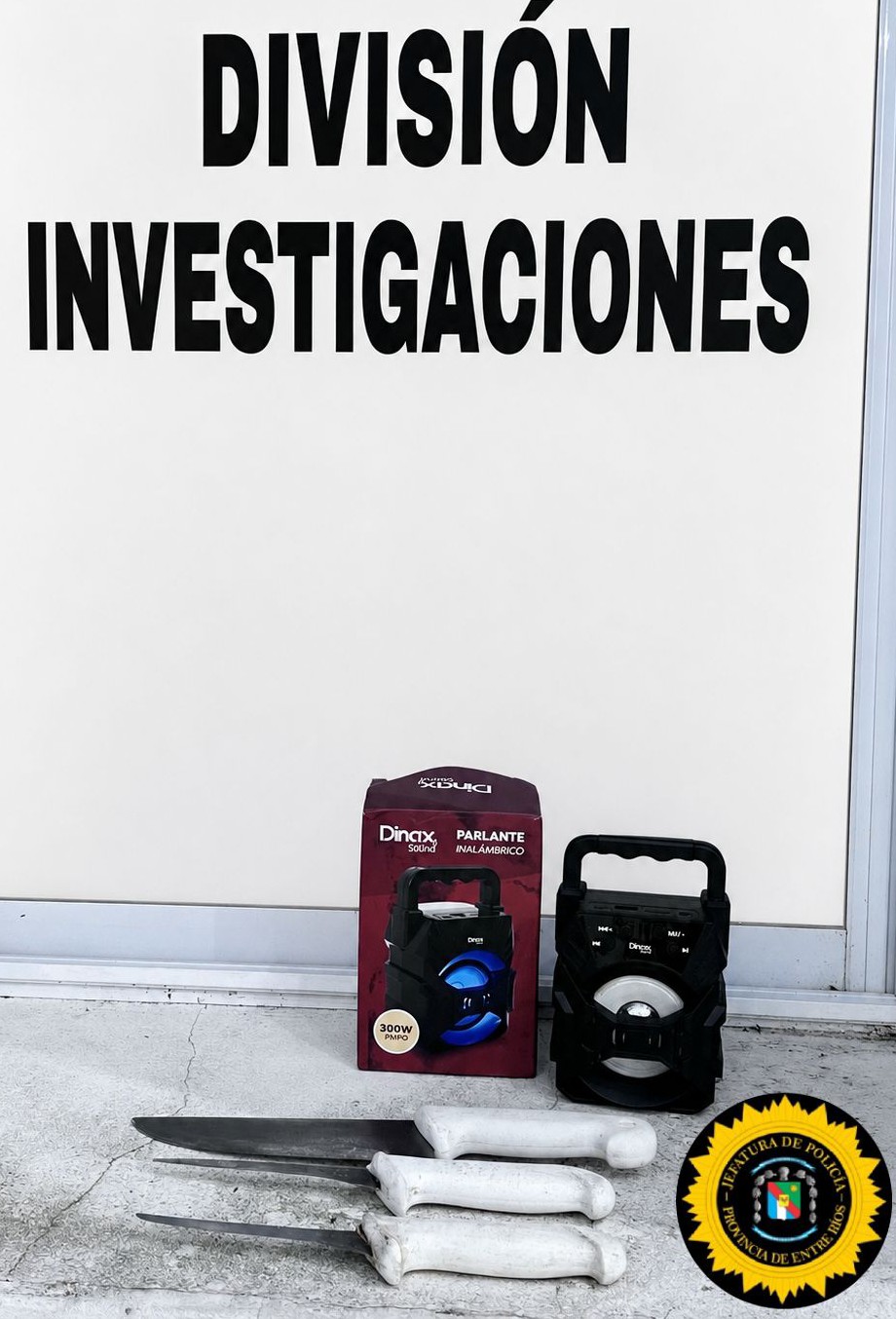 DGDP – JEFATURA DPTAL. LA PAZ DIV. INVESTIGACIONES E INT. CRIMINAL, CRIA SANTA ELENA Y DIR. GRAL. DE PREV. DE DELTOS RURALES BRIG. QUEBRACHO