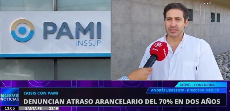 Crisis en la salud: el Sanatorio Concordia restringe la atención a afiliados de PAMI por falta de pagos