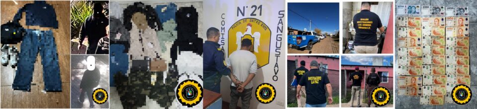 “Operativo conjunto esclareció hechos de hurto en La Paz y Villaguay”
