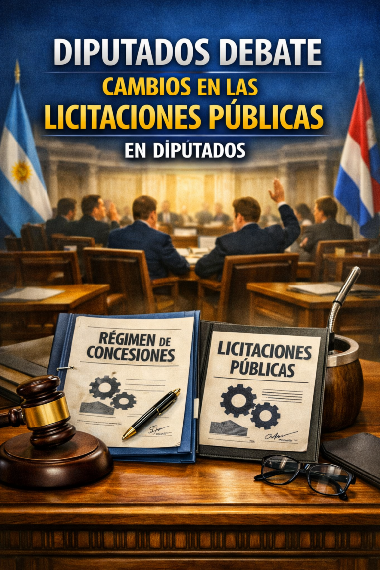 “Diputados revisa el Régimen de Concesiones: polémica por cambios al artículo 5”