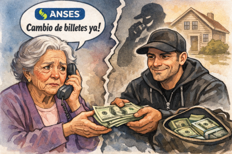 “La estafa del falso llamado de ANSES: el engaño que dejó a una jubilada sin sus ahorros”