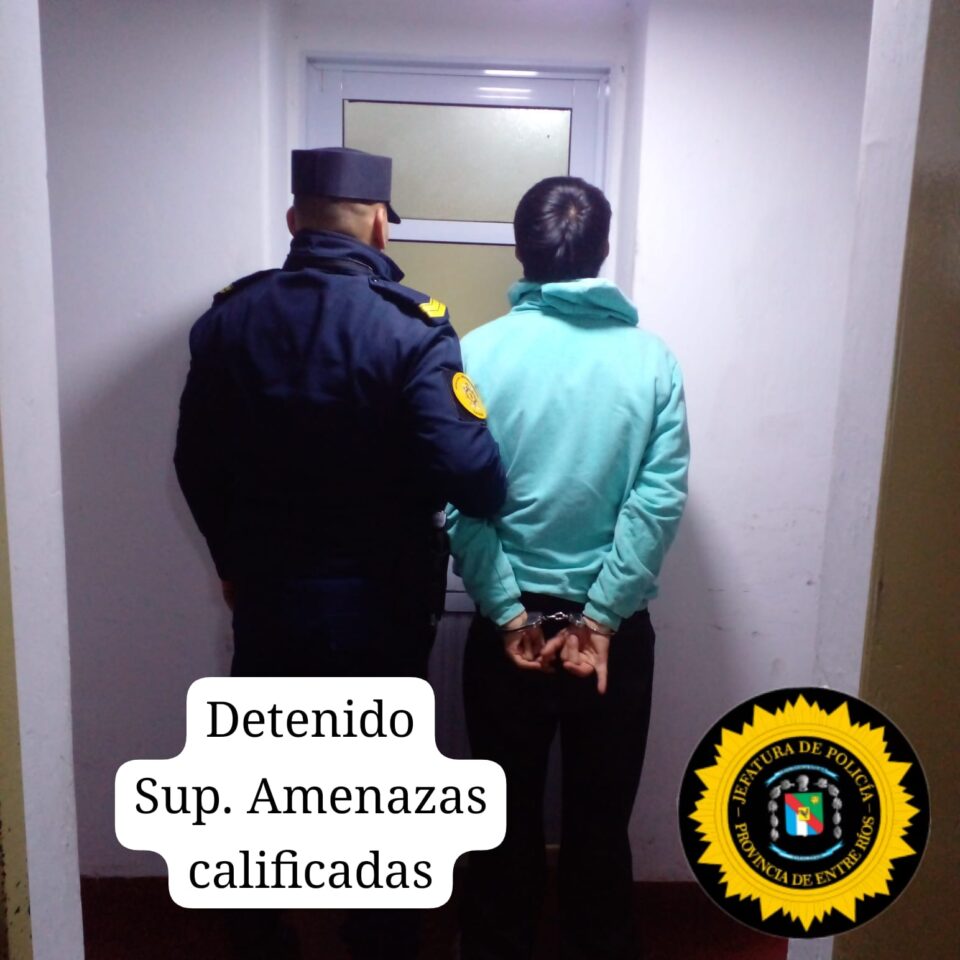 JEFATURA DEPARTAMENTAL LA PAZ COMISARÍA SANTA ELENA  HECHO: DE OFICIO POLICIAL POR AMENAZAS CALIFICADAS