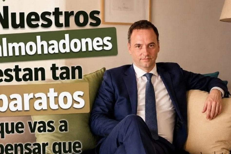 “Adorni convertido en meme: una empresa usa su imagen para vender sábanas”