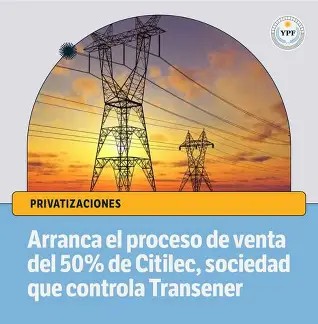 Edison y Genneia toman el control de Transener tras la venta del 50% de CITELEC