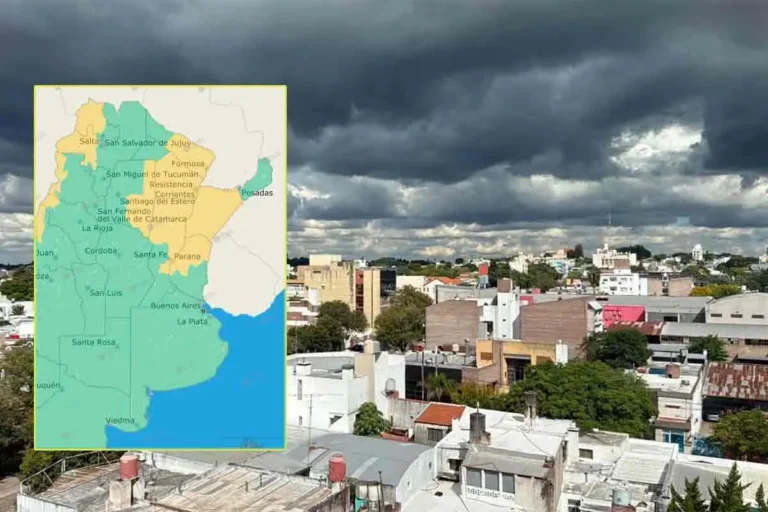 “Tormentas con alerta amarilla: Entre Ríos bajo la amenaza de lluvias y granizo”