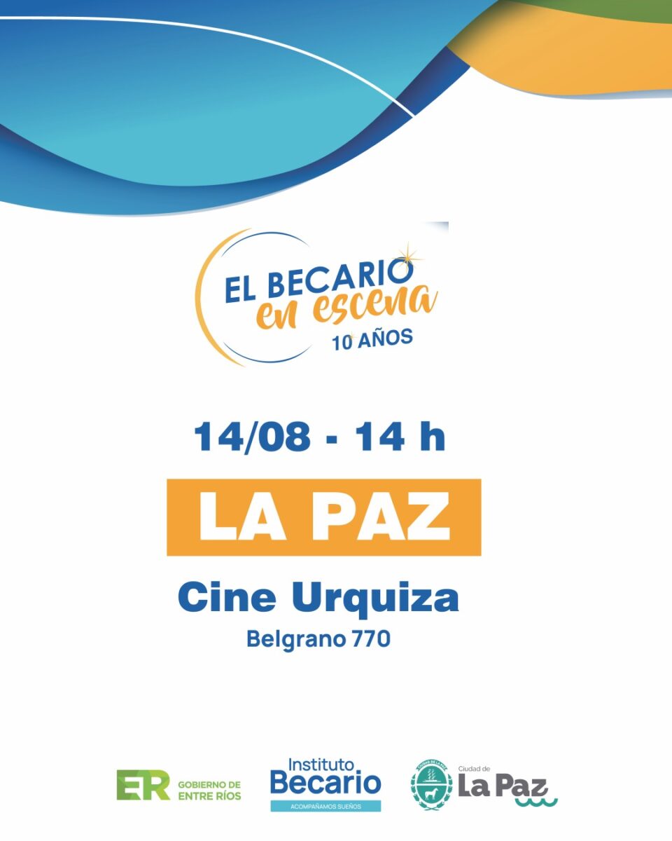 EL BECARIO EN ESCENA LLEGA A LA PAZ