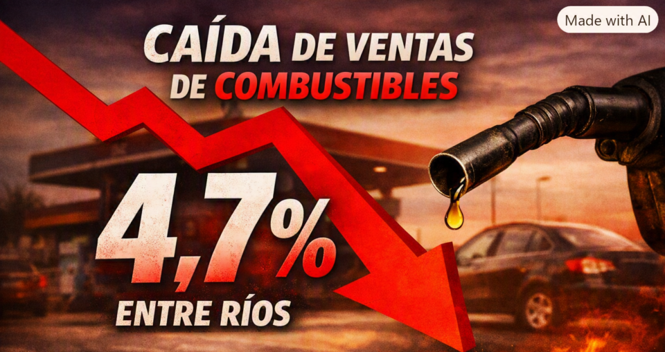 “Entre Ríos: la venta de combustibles cayó 4,7% en julio”