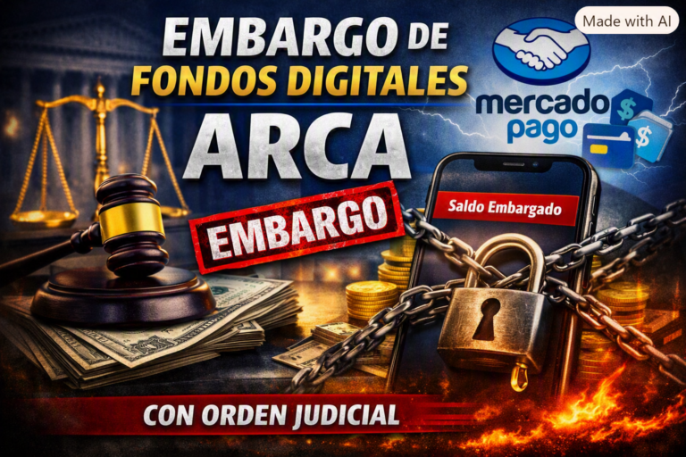 ARCA avanza sobre fondos digitales: cómo el Estado puede embargar dinero en Mercado Pago y otras billeteras virtuales bajo orden judicial