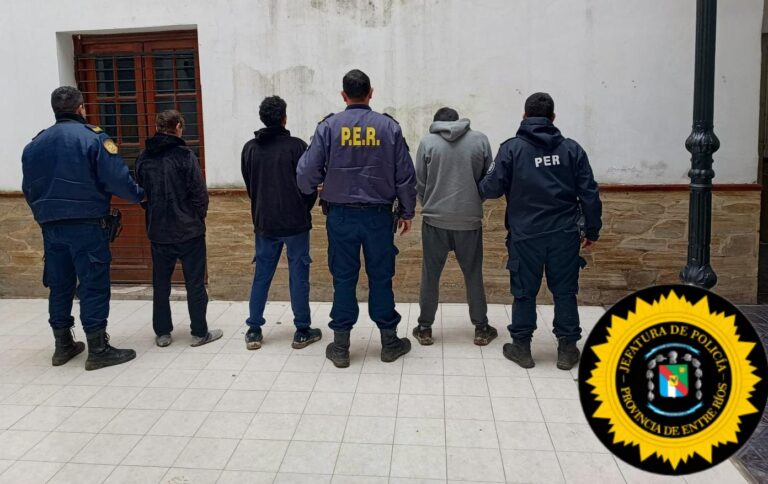 Robo en flagrancia: tres detenidos y un menor demorado en Barrio Milagrosa Norte