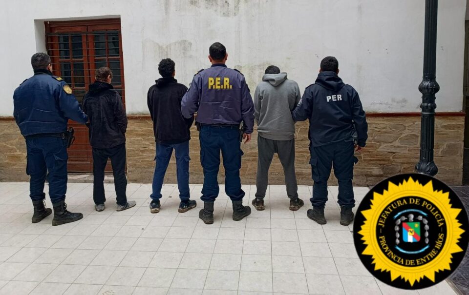 Robo en flagrancia: tres detenidos y un menor demorado en Barrio Milagrosa Norte