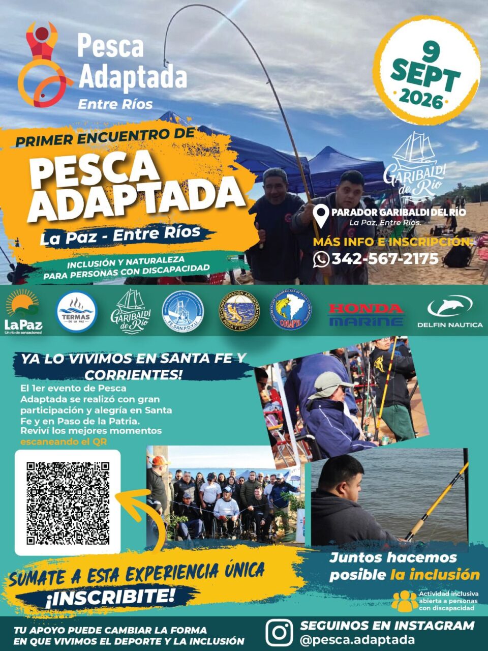 La Paz será sede del Primer Encuentro de Pesca Adaptada en Entre Ríos: un proyecto nacional que promueve inclusión y accesibilidad en el deporte