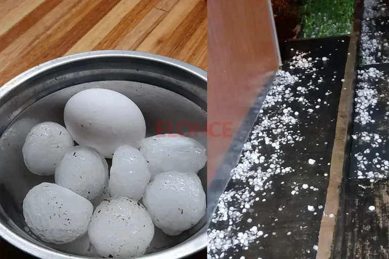 “Villaguay amaneció bajo el hielo: granizada sorpresiva cubrió techos y calles durante la madrugada”