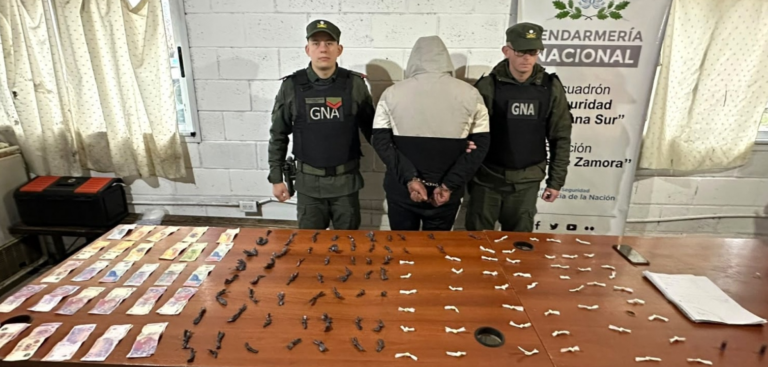 Buenos Aires: Detuvieron a un hombre con 106 dosis de pasta base destinadas a la venta